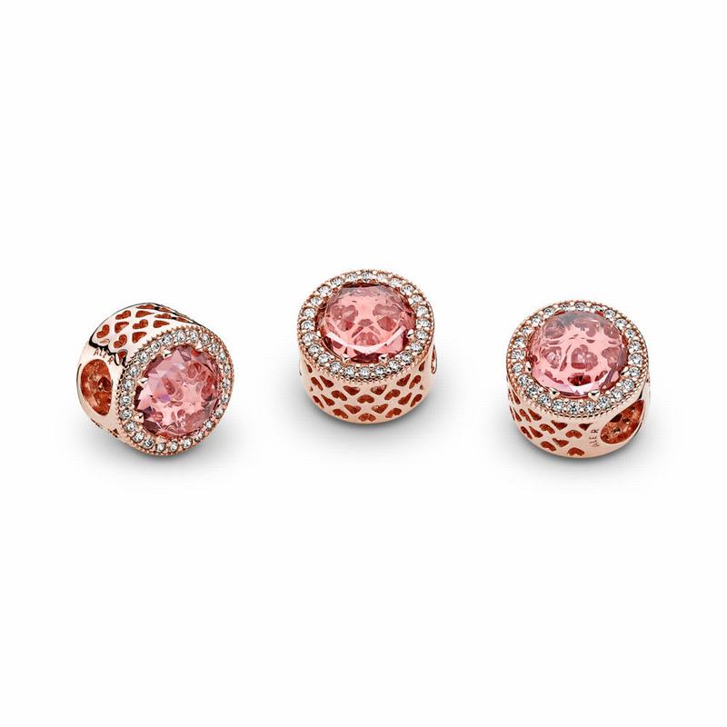 Pandora Australia Rose™ Radiant Hearts Charm | PSHTVI048